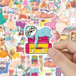 Funny Llama Stickers for Water Bottles 80 Pcs Cute Animal Alpaca Stickers for Kids Waterproof Vinyl Stickers Laptop Stickers ...