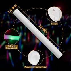 Bulk Glow Sticks LED Foam Sticks Valentine's Day Party Favors with 3 Modes Colorful Flashing Glow in the Dark Party Supplies ...