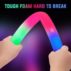 Bulk Glow Sticks LED Foam Sticks Valentine's Day Party Favors with 3 Modes Colorful Flashing Glow in the Dark Party Supplies ...