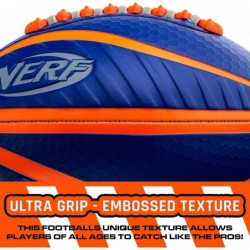 Spiral Grip Football - Junior and Mini Sizes - Patented Spacelace for Ultimate Spirals - Machine Stitched Construction - Pump...