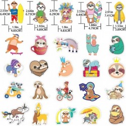 Funny Llama Stickers for Water Bottles 80 Pcs Cute Animal Alpaca Stickers for Kids Waterproof Vinyl Stickers Laptop Stickers ...