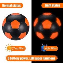 2 Pack Glow in The Dark Soccer Ball Light up LED Soccer Ball Official Size 5 Glow Ball with 2 Pump and 10 Spare Batteries Bal...