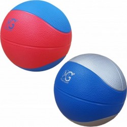 Macro Giant 7.5 Inch (Diameter) Safe Soft Foam Basketball Set of 2 Assorted Colors Training Practice Beginner Playground Toy ...