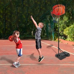 Basketball Hoops for Kids Toddlers Indoor Outdoor Adjustable Height Portable Mini Basketball Hoop with Dart Board for Boys 3-...