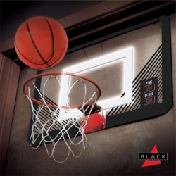 The LED Light-Up Basketball 18 Inch Hoop Sports Game with Mini Ball for Indoor/Outdoor Play During The Day or Night -Slam Dun...