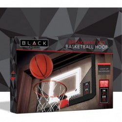 The LED Light-Up Basketball 18 Inch Hoop Sports Game with Mini Ball for Indoor/Outdoor Play During The Day or Night -Slam Dun...