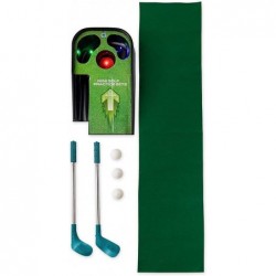 Light-Up Indoor Golf Putting Game with Two Stainless Steel Light-Up Putters and Three Golf Balls $103.27 Toy Sports Products