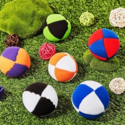 6 Pieces Footbag Balls Juggling Balls Sand Filled 8 Panel Footbag with Storage Bag for Beginners and Skillful Teens Adults As...