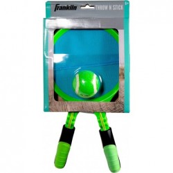 Throw 'N Stick Toss + Catch Game for Kids - Self Stick Tennis Ball Catch Game - Includes (2) Catch Mitts with Handles + (1) B...