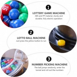 Lotto Machine 1 Set Electric Lotto Ball Machine Bingo Machine Lottery Game Machine for Party Family Game Nights ( Battery Not...