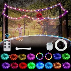 LED Trampoline Lights 39.4Ft Trampoline Rim LED Light for Trampoline Remote Control Waterproof LED Lights Bounce Party Play a...