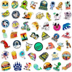 300 PCS Water Bottle Stickers KISEAN Cool Vinyl Waterproof Stickers for Laptop Aesthetic Cute Stickers Computer Phone Case Hy...