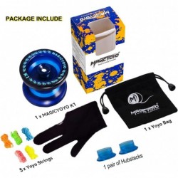 Responsive YoYo K1-Plus with Yoyo Sack + 5 Strings and Yo-Yo Glove Gift (Blue) $24.58 Yo-Yos