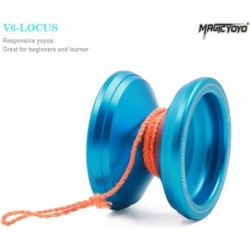 Beginner Yoyos Magic Yoyo V6 Locus Professional Responsive Yo-yos for Kids to Adults Gifts with Yo Yo Glove + Bag + 5 Strings...