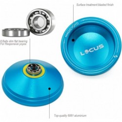 Beginner Yoyos Magic Yoyo V6 Locus Professional Responsive Yo-yos for Kids to Adults Gifts with Yo Yo Glove + Bag + 5 Strings...