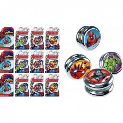 Marvel Avengers Toys YoYo Toy (12 Units Assorted Styles) Superheroes Spiderman Hulk Captain America & Ironman Kids Yoyo Begin...