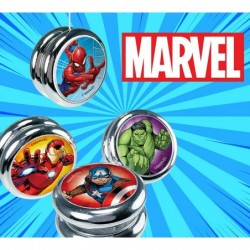 Marvel Avengers Toys YoYo Toy (12 Units Assorted Styles) Superheroes Spiderman Hulk Captain America & Ironman Kids Yoyo Begin...