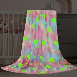 Cozwiv Glow in The Dark Blanket for 1-10 Year Old Girl Birthday Gifts Ideas Cool Unicorns Gifts for Age 1 2 3 4 5 6 7 8 9 10 ...