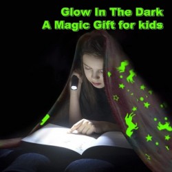 Cozwiv Glow in The Dark Blanket for 1-10 Year Old Girl Birthday Gifts Ideas Cool Unicorns Gifts for Age 1 2 3 4 5 6 7 8 9 10 ...