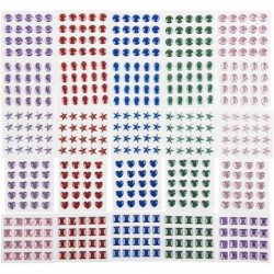 Self-Adhesive Jewels Great for Arts and Crafts Party Favors Variety of Shapes and Colors Stickers 0.5" (500 Pcs) $25.75 Kids'...