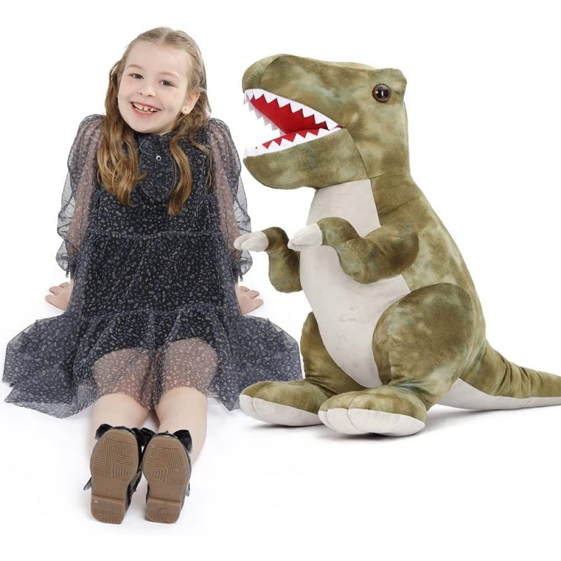 Dinosaur Stuffed Animal Big Dinosaur Plush Toy Soft Cute Dinosaur Plush Pillow Childrens Day Gift for Kids(Green 24inch) $69....