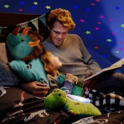 Sleeptime Lites Green Dinosaur Stuffed Animal Plush Night Light $46.47 Kids' Plush Toy Pillows