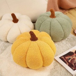 Pumpkin Throw Pillow Super Fluffy Pumpkin Plush Pumpkin Stuffed Toy Pumpkin Decorative Pillow Cushion for Home Decor Hallowee...