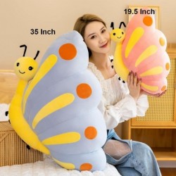 Butterfly Plush Stuffed Animal Pillow Soft Plush Toys for Girl Adult Butterfly Kids Toys Pink Home Decoration Bed Living Room...