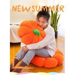 Plush Soft Pumpkin Plush Pillow Pumpkin Decoration Sofa Pillow Soft Pumpkin Gift. Plush Toy Children’s Gift Orange (50cm[19.6...