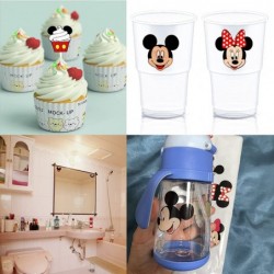 Mickey Mouse Stickers - 60Pcs PVC Mickey Stickers Children's Birthday Party Decorations Supplies - Perfect for Mickey Mouse T...