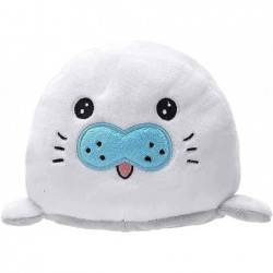 Reversible Plushie Girls & Boys Toys Sea Lion Cute Mood Stuffed Animal Throw Pillow Doll Help Stress Relief and Express Your ...