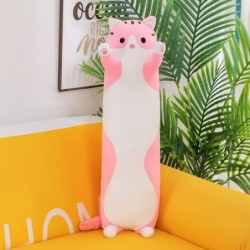 Cat Pillow Cute Cartoon Cat Stuffed Animals Soft Long Cat Plush Pillow Toy Gifts for Kids Girls (35.43in Cat Pink) $59.62 Kid...