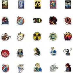 Gaming Stickers 52PCS Cool Game Decals for Computer Luggage Scrapbook Water Bottle Box Guitar Gifts for Teens Boys TTZ-Fall 5...