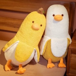 Banana Duck Plush Toy Cute Banana Duck Stuffed Animals Plushies Doll Hugging Sleeping Plush Pillow for Boys and Girl Gift Hom...