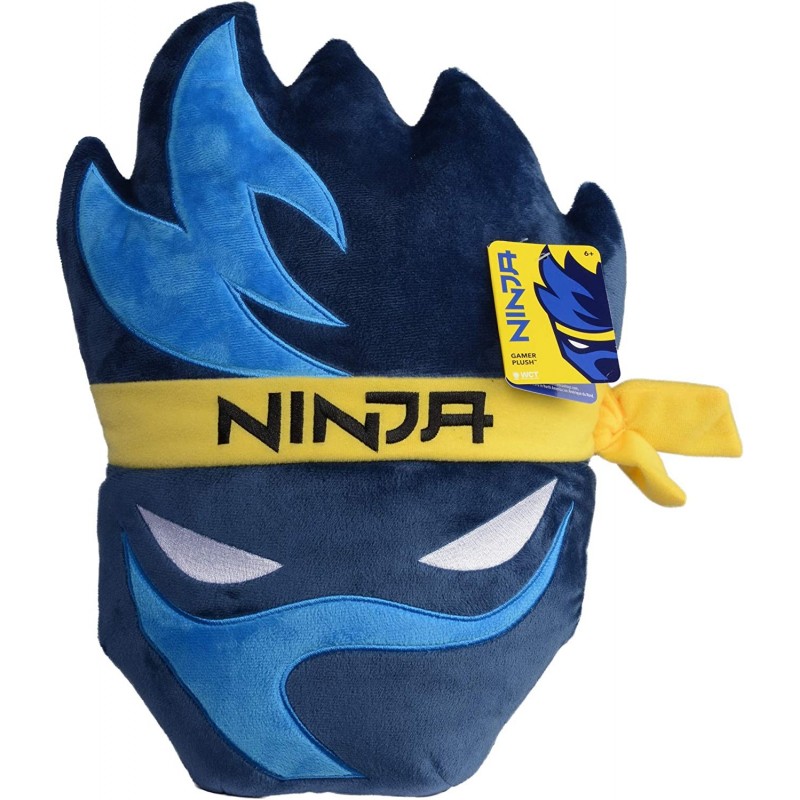 Ninja Gamer Plush Pillow - Game Room Decor Accessory Gift - Tyler Blevins Logo - 15" - Ages 6+ $40.24 Kids' Plush Toy Pillows