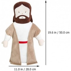 Jesus Stuffed Doll Christ Jesus Plush Cushion Toy Adorable Cartoon Pillow for Kids Baby Toddler $45.95 Kids' Plush Toy Pillows