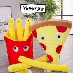 15.7 inch Cute Bag of French Fries Stuffed Plush Toy Kawaii Removable Plush Pillow Yummy World Plushies Funny Food Pillow Sup...