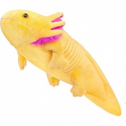 Realistic Axolotl Plush Toy-Yellow 19”Long Lifelike Axolotl Stuffed Animal Axolotl Toy Soft Axolotl Plush Toy Pillow for Kids...