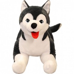 Lifelike Siberian Husky Dog Plush Alaskan Malamute 27.6Inch Large Soft Stuffed Animals Puppy Hugging Pillow Decor Gifts for X...