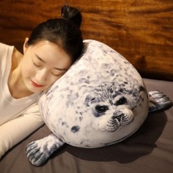 15.7" Cute Seal Pillow Plush Stuffe Toy Chubby Blob Seal Pillow Soft Fat Hugging Pillow Cotton Stuffed Ocean Animal Plush Toy...