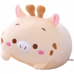 23.6 inch Cute Deer Plush Stuffed Animal Chubby Cylinder Body Pillow Decorations for Kids Bed Super Soft Kids Pillow Kawaii S...