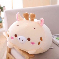 23.6 inch Cute Deer Plush Stuffed Animal Chubby Cylinder Body Pillow Decorations for Kids Bed Super Soft Kids Pillow Kawaii S...