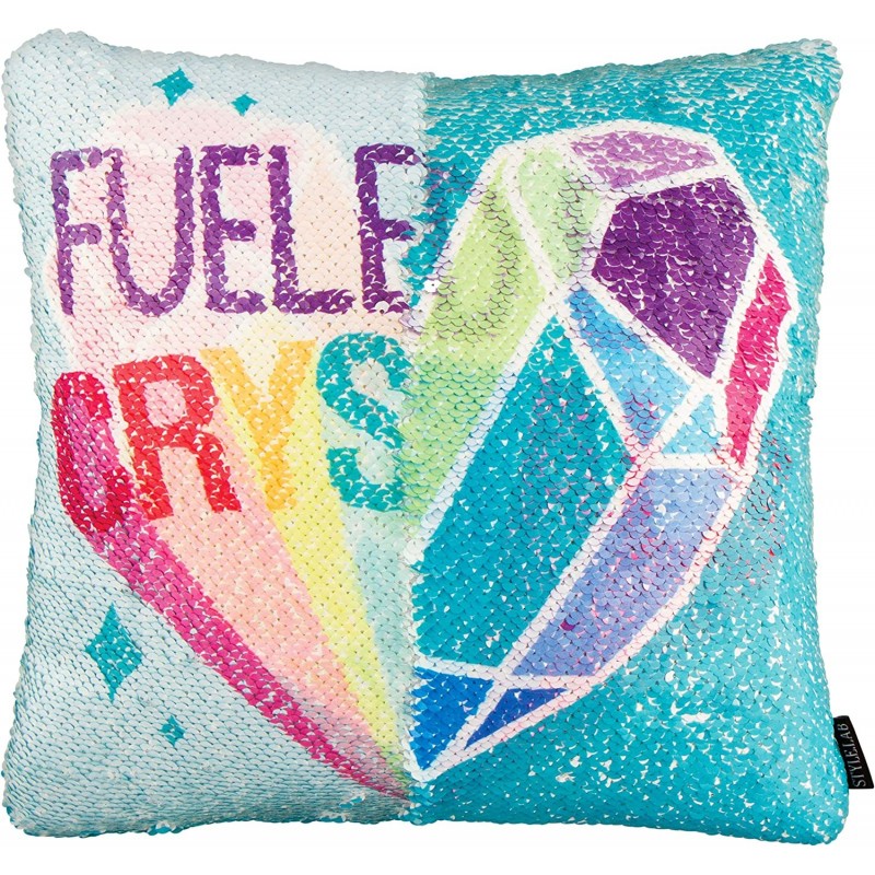 Style. Lab Fueled by Crystals Fashion Angels Magic Sequin Reveal Pillow $15.54 Kids' Plush Toy Pillows