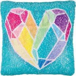 Style. Lab Fueled by Crystals Fashion Angels Magic Sequin Reveal Pillow $15.54 Kids' Plush Toy Pillows