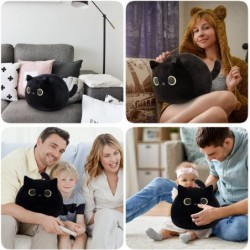 Cute Black Cat Plush Pillow Kawaii Black Cat Stuffed Animals Pillows Plushies Family Bedroom Office Collectibles Christmas Bi...