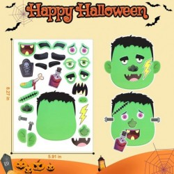 30pcs Halloween Stickers for Kids Halloween Activities for Kids DIY Make Your Own Pumpkin Stickers Halloween Party Favors Dec...