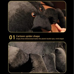 Spider Doll Plushie The Big Spider Throw Pillow Lovely Soft Gothic Plush Toys Goth Stuffed Animal Girls Boys Furry Gift Stuff...