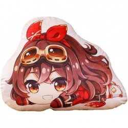 Genshinn Impact Hugging Pillow Amber Anime Plush Stuffed Soft Game Hugs Pillow Both Sides Image Printed Zipper Plush Hug Pill...