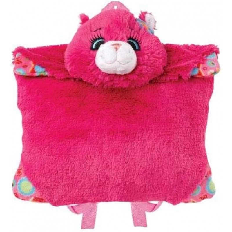 Flower Power Cat Plush Backpack $45.59 Kids' Plush Toy Pillows