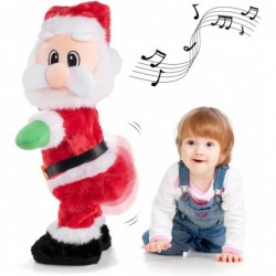 Twerking Santa Claus 14" Santa Doll Animated Christmas Toys Singing English Song as Gift Santa Toys for Kids $47.80 Plush Fig...